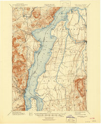 Download a high-resolution, GPS-compatible USGS topo map for Port Henry, NY (1942 edition)