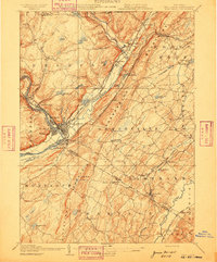 Download a high-resolution, GPS-compatible USGS topo map for Port Jervis, NY (1908 edition)