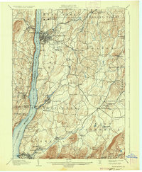 preview thumbnail of historical topo map of Poughkeepsie, NY in 1903