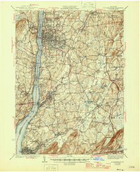 Download a high-resolution, GPS-compatible USGS topo map for Poughkeepsie, NY (1946 edition)
