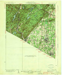 preview thumbnail of historical topo map of Rockland County, NY in 1938