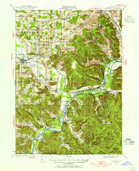 Download a high-resolution, GPS-compatible USGS topo map for Randolph, NY (1955 edition)