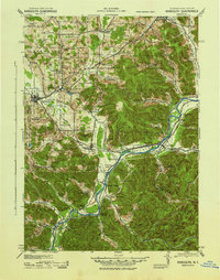 Download a high-resolution, GPS-compatible USGS topo map for Randolph, NY (1943 edition)