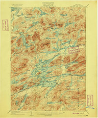Download a high-resolution, GPS-compatible USGS topo map for Raquette Lake, NY (1909 edition)