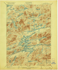 Download a high-resolution, GPS-compatible USGS topo map for Raquette Lake, NY (1921 edition)