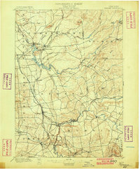 preview thumbnail of historical topo map of Oneida County, NY in 1900