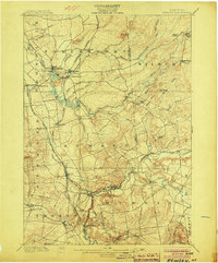 1900 Map of Herkimer County, NY, 1904 Print