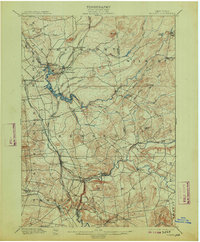 1900 Map of Herkimer County, NY, 1913 Print
