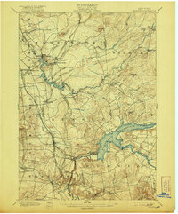 1900 Map of Herkimer County, NY, 1921 Print