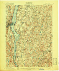 Download a high-resolution, GPS-compatible USGS topo map for Rhinebeck, NY (1918 edition)