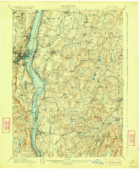 Download a high-resolution, GPS-compatible USGS topo map for Rhinebeck, NY (1924 edition)