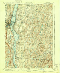 Download a high-resolution, GPS-compatible USGS topo map for Rhinebeck, NY (1931 edition)