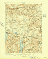 1903 Map of Richfield Springs, NY, 1948 Print