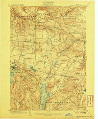 1903 Map of Richfield Springs, 1907 Print