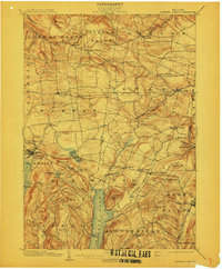 1903 Map of Richfield Springs, NY, 1911 Print