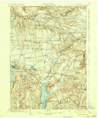 1903 Map of Richfield Springs, NY, 1923 Print