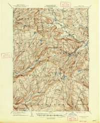 preview thumbnail of historical topo map of Schoharie County, NY in 1904