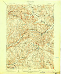 preview thumbnail of historical topo map of Schoharie County, NY in 1904