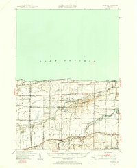 Download a high-resolution, GPS-compatible USGS topo map for Ridgeway, NY (1956 edition)