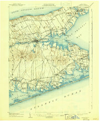 1904 Map of Riverhead, 1941 Print