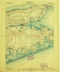 1904 Map of Riverhead, 1907 Print
