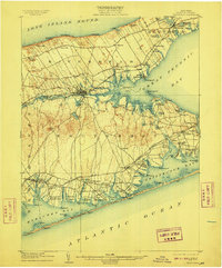 1904 Map of Riverhead, 1910 Print