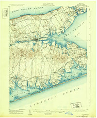 1904 Map of Riverhead, 1931 Print