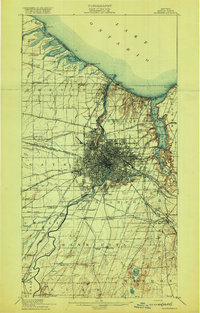1920 Map of Rochester, NY