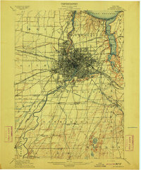 Download a high-resolution, GPS-compatible USGS topo map for Rochester, NY (1912 edition)