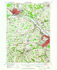 Download a high-resolution, GPS-compatible USGS topo map for Rome, NY (1966 edition)