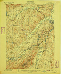 1903 Map of Rosendale, 1908 Print