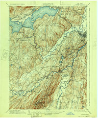 1903 Map of Rosendale, 1933 Print