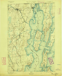 1895 Map of Rouse Point