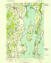 preview thumbnail of historical topo map of Rouses Point, NY in 1939