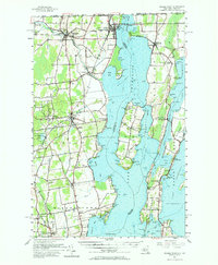 Download a high-resolution, GPS-compatible USGS topo map for Rouses Point, NY (1965 edition)