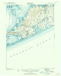 Download a high-resolution, GPS-compatible USGS topo map for Sag Harbor, NY (1961 edition)