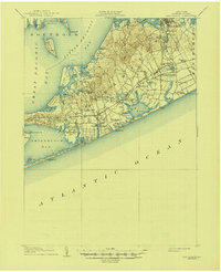Download a high-resolution, GPS-compatible USGS topo map for Sag Harbor, NY (1944 edition)