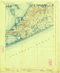 Download a high-resolution, GPS-compatible USGS topo map for Sag Harbor, NY (1924 edition)