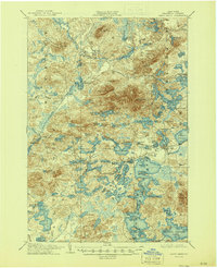 Download a high-resolution, GPS-compatible USGS topo map for Saint Regis, NY (1945 edition)