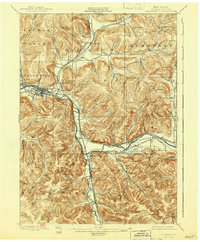 Download a high-resolution, GPS-compatible USGS topo map for Salamanca, NY (1942 edition)