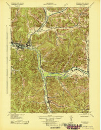 Download a high-resolution, GPS-compatible USGS topo map for Salamanca, NY (1943 edition)