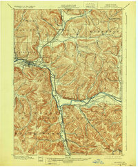 Download a high-resolution, GPS-compatible USGS topo map for Salamanca, NY (1928 edition)
