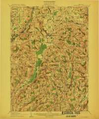 preview thumbnail of historical topo map of Madison County, NY in 1907