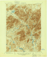 Download a high-resolution, GPS-compatible USGS topo map for Santanoni, NY (1945 edition)