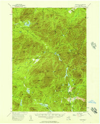 Download a high-resolution, GPS-compatible USGS topo map for Santanoni, NY (1957 edition)