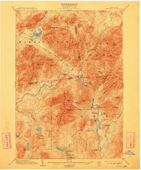 Download a high-resolution, GPS-compatible USGS topo map for Santanoni, NY (1910 edition)