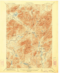 Download a high-resolution, GPS-compatible USGS topo map for Santanoni, NY (1923 edition)