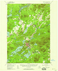 Download a high-resolution, GPS-compatible USGS topo map for Saranac Lake, NY (1958 edition)
