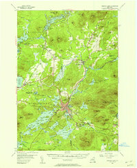 Download a high-resolution, GPS-compatible USGS topo map for Saranac Lake, NY (1957 edition)