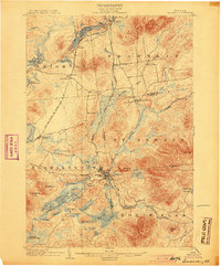 1904 Map of Saranac